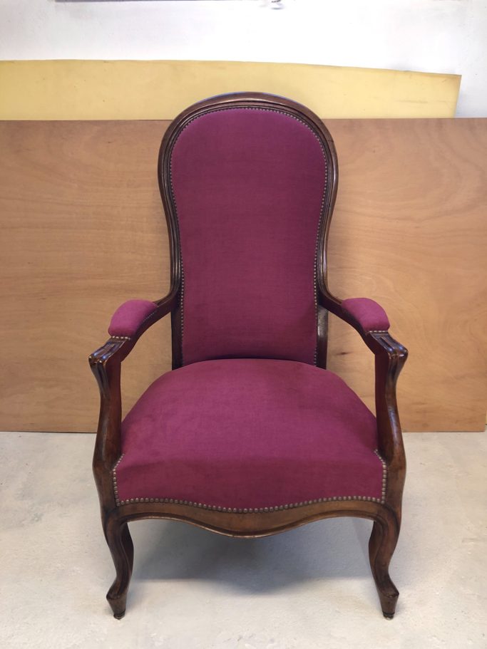 Réfection fauteuil Voltaire à Metz, chris'k, Metz